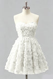 Robe de bal à la maison à perles florales Dusty Rose Sweetheart A-Line avec des dentelles dans le dos