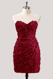 Robe de rentrée bodycon, corset fleuri transparent sans bretelles, paillettes à la maison avec dentelle dans le dos