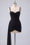 Corset rose bodycon moulant, perles à dentelle perlée remontée, robe de retour avec ceinture