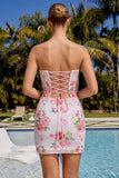 Robe de bal à la maison avec des paillettes bodycon, Twiny Cuty Cuty White Lock Hole Bodycon, avec lacet dans le dos