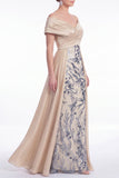 Robe longue de la mère de la mariée En ligne A A-Line Sequins Long Mother Of the Bride