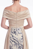 Robe longue de la mère de la mariée En ligne A A-Line Sequins Long Mother Of the Bride