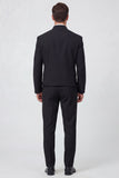 Costumes noirs 2 pièces un bouton pour hommes de bal