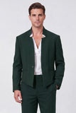 Costumes noirs 2 pièces un bouton pour hommes de bal