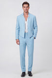 Costumes noirs 2 pièces un bouton pour hommes de bal