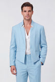 Costumes noirs 2 pièces un bouton pour hommes de bal