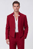 Costumes noirs 2 pièces un bouton pour hommes de bal