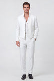 Costumes noirs 2 pièces un bouton pour hommes de bal