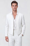 Costumes noirs 2 pièces un bouton pour hommes de bal