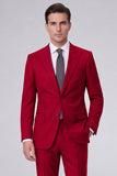 Costumes de bal pour hommes en bleu marine foncé 2 pièces à revers point, un bouton,
