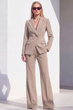 Costume formel bleu Berlin ajusté à revers, deux pièces avec pantalon et manches longues