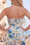 Robe courte de rentrée à la maison à fleur noire rouge rouge fleur moulante et ceinture