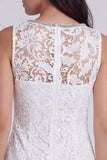 Robe courte de remise de diplôme courte à perles florales en Ivoire bodycon