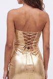 Robe de rentrée à la maison des années 80 Bodycon bodycon bodycon cou de serrure dorée Neckheart Bodycon