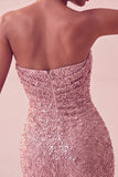 Robe courte courte bleu marine bleu marine scintillante en sequins