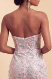 Blush Sequins bodycon, Short, Robe de la rentrée courte