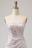 Blush Sequins bodycon, Short, Robe de la rentrée courte