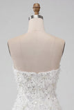 Robe de rentrée courte bodycon Ivory Sweetheart avec paillettes