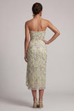 Robe Mère de la Mariée en fleurs body-moulante Dusty Sage Body-Estate