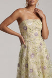 Robe midi midi fleurie Mother of the Bride A-Line Dusty Sage