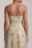 Robe midi midi fleurie Mother of the Bride A-Line Dusty Sage