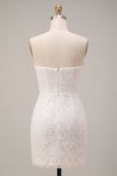 Robe de douche nuptiale bodycon Bodycon Bloomheart White
