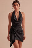 Petite robe blanche nu, bodycon moulante et dos nu,