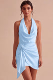 Petite robe blanche nu, bodycon moulante et dos nu,