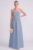 Robe rose rose sans bretelles en ligne A