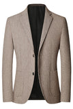 Blazer de bal marron à boutons simples marron