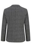 Veste de bal pour hommes double boutonnage à revers marron