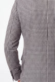 Blazer noir à double boutonnage et revers crantés pour homme