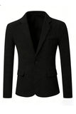 Veste blanche à revers à encoche Costume de bal pour hommes à un bouton, veste de bal