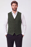 Veste de costume marron à simple boutonnage pour hommes