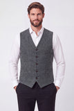 Veste de costume marron à simple boutonnage pour hommes
