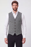 Veste de costume marron à simple boutonnage pour hommes