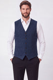 Veste de costume marron à simple boutonnage pour hommes