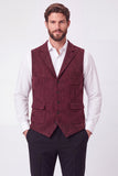 Gilet pour hommes en maillots vert armée, simple boutonnage,