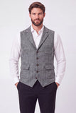 Gilet pour hommes en maillots vert armée, simple boutonnage,