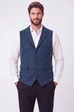 Gilet pour hommes en maillots vert armée, simple boutonnage,