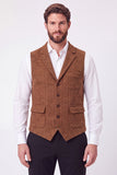 Gilet pour hommes en maillots vert armée, simple boutonnage,
