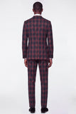 Costumes de bal pour hommes à simple boutonnage bleu à cran bleu