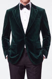 Costume de bal bourgogne deux pièces en velours à simple boutonnage et revers en pointe