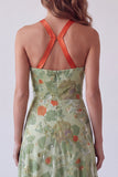Robe longue formelle longue à la longue robe formelle en A-Line Sage en sauge poussiéreuse