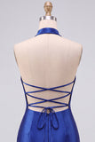 Robe courte de rentrée bleu bleu bodycon perles bodycon, strass, cass