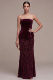 Robe en velous Maxi Maxi Bossogne Bourgogne sans anneau