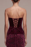 Robe en velous Maxi Maxi Bossogne Bourgogne sans anneau