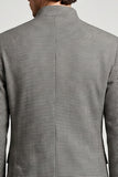 Blazer de bal double boutonnage à col gris pour hommes