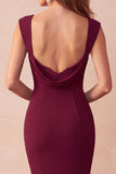 Robe longue invitée de mariage sirène noire