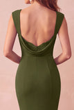 Robe longue invitée de mariage sirène noire
